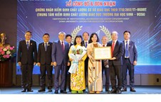Lễ công bố Quyết định và trao Giấy chứng nhận Kiểm định chất lượng cơ sở giáo dục chu kì 2 cho Trường Đại học Nguyễn Tất Thành