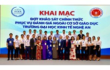 Khai mạc khảo sát chính thức đánh giá chất lượng cơ sở giáo dục Trường Đại học Kinh tế Nghệ An