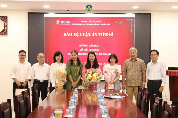  Nghiên cứu sinh Nguyễn Thị Thanh bảo vệ thành công luận án Tiến sĩ  chuyên ngành Lý luận Văn học