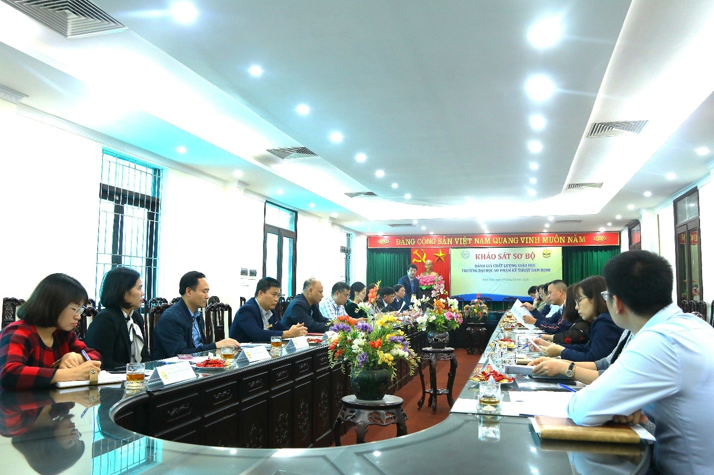  Khảo sát sơ bộ đánh giá chất lượng cơ sở giáo dục Trường Đại học Sư phạm Kỹ thuật Nam Định