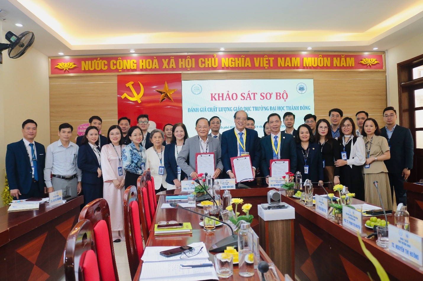  Khảo sát sơ bộ đánh giá chất lượng cơ sở giáo dục Trường Đại học Thành Đông